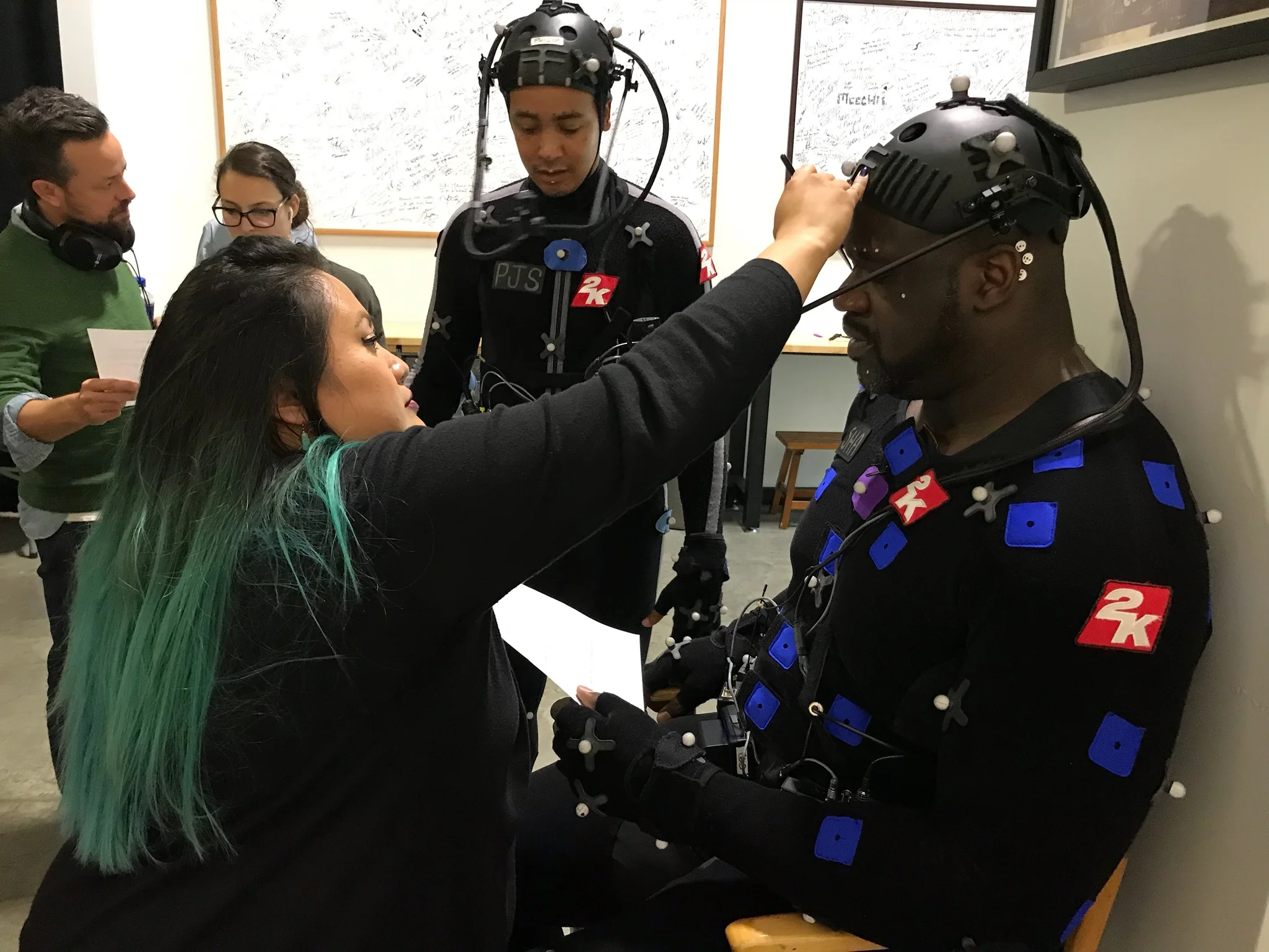  Applying MoCap Facial Markers on Shaquille O’Neal 