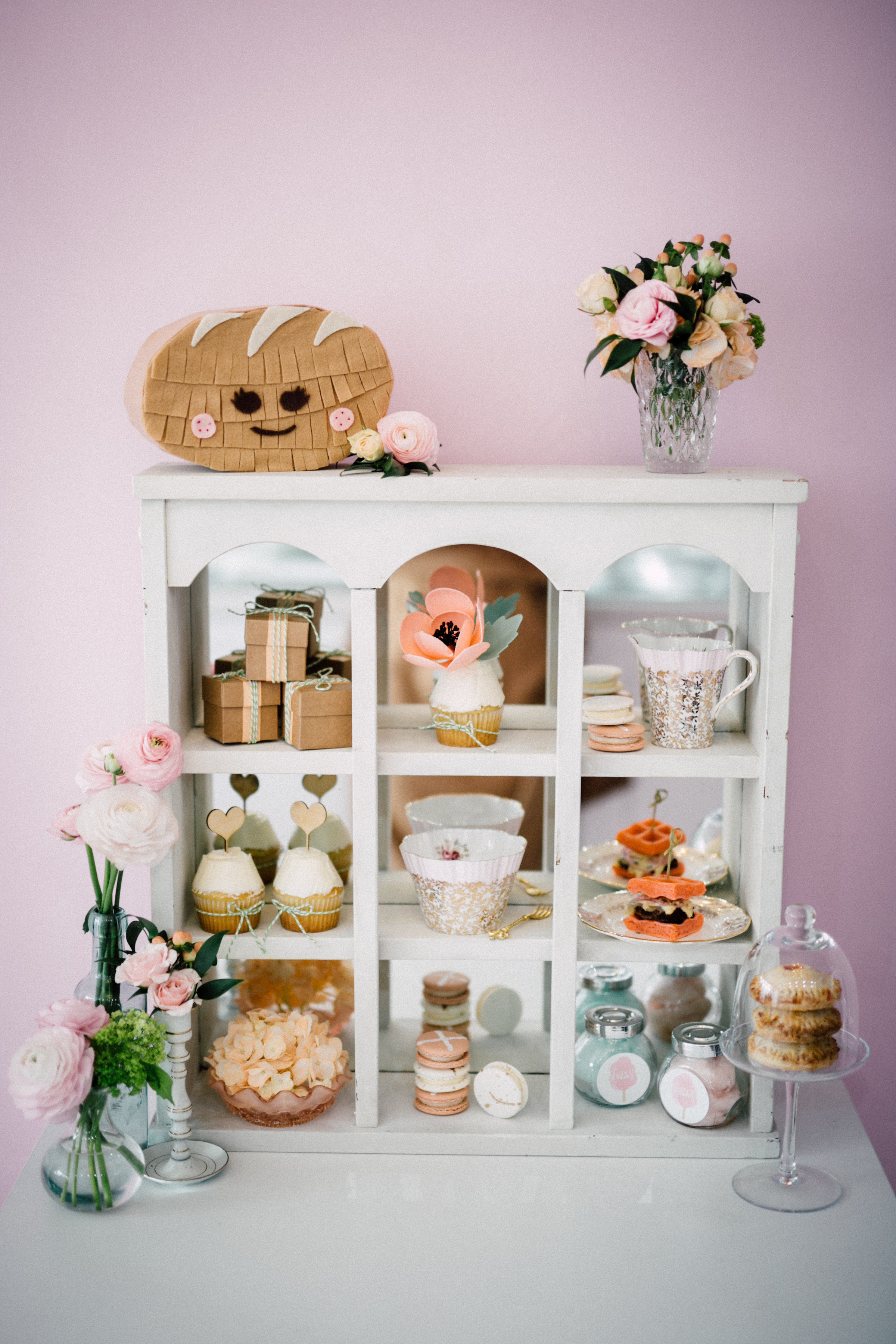 August In Bloom - Favour shelf - Bun In The Oven Baby Shower (Style Me Pretty & SMP Living)