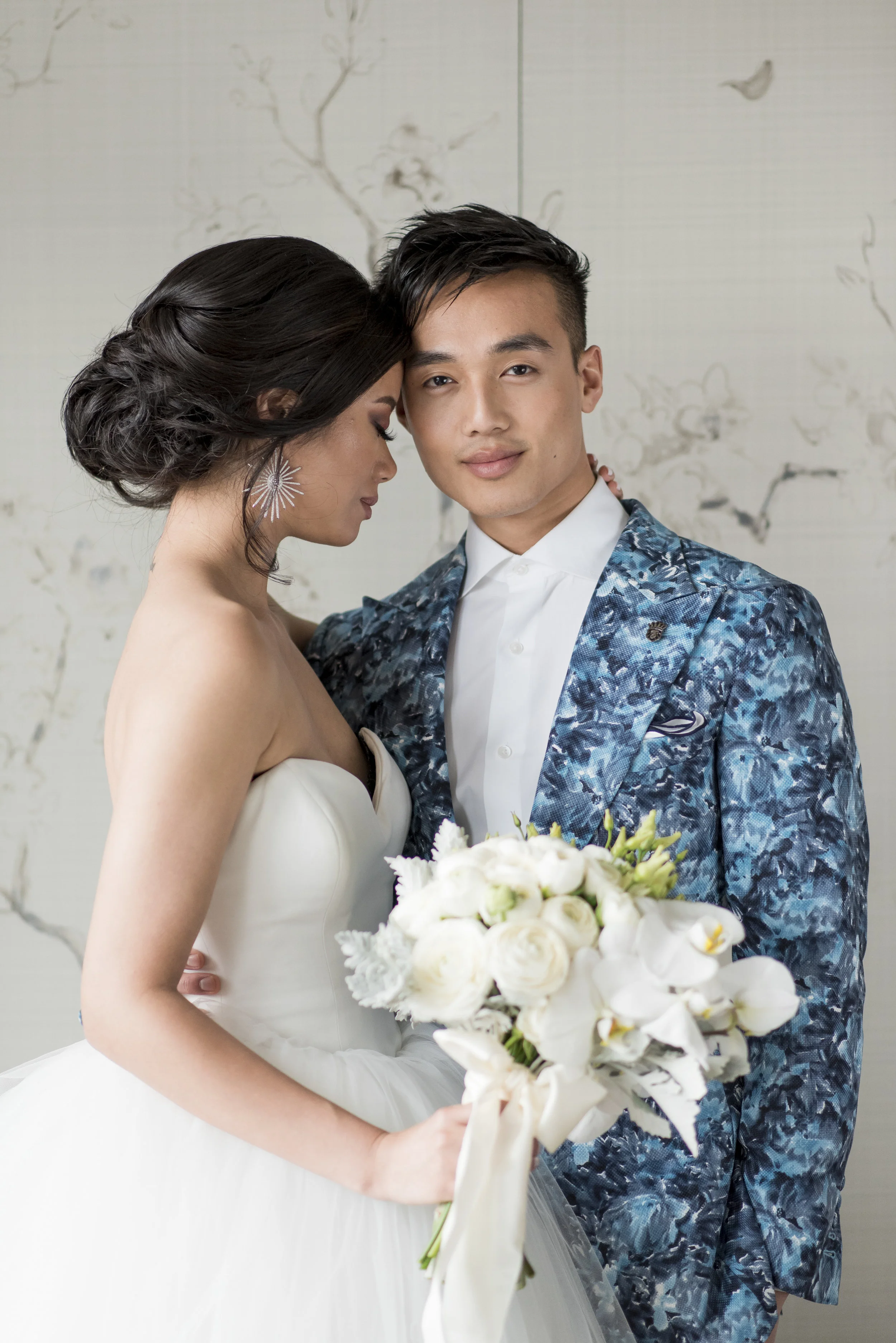 August In Bloom - Couple - The Suited Groom (The Bridal Affair)