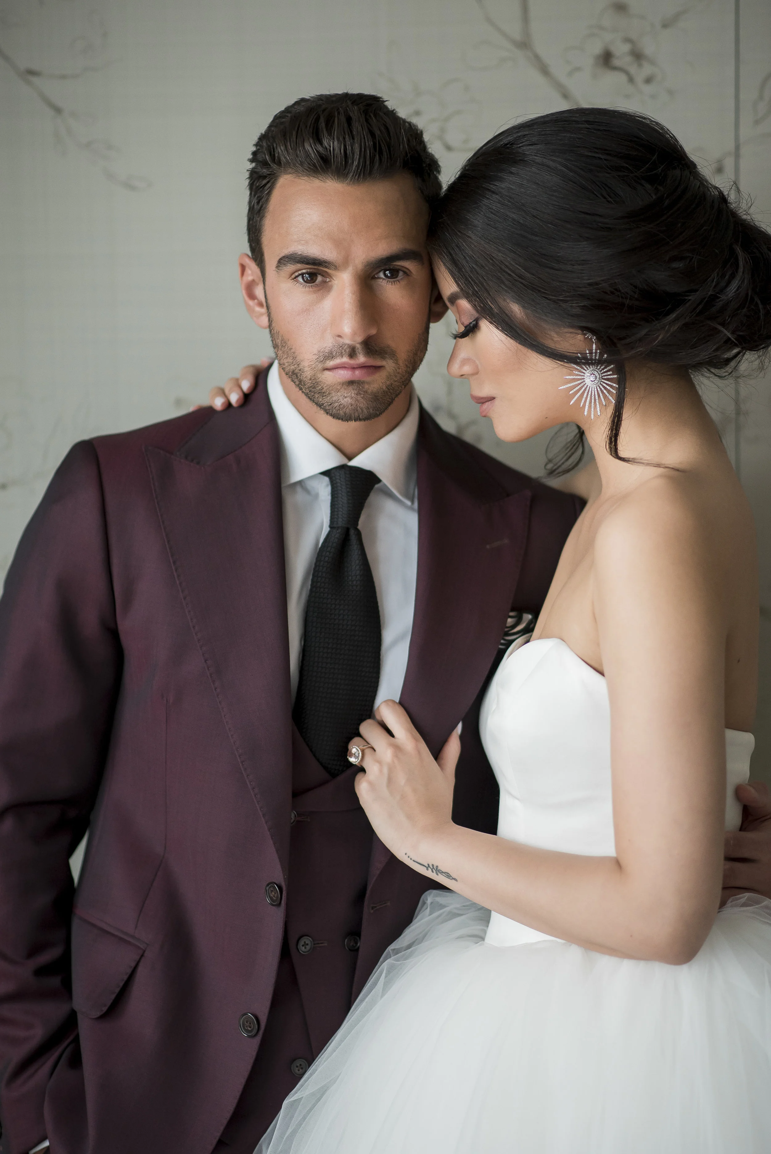August In Bloom - Couple - The Suited Groom (The Bridal Affair)
