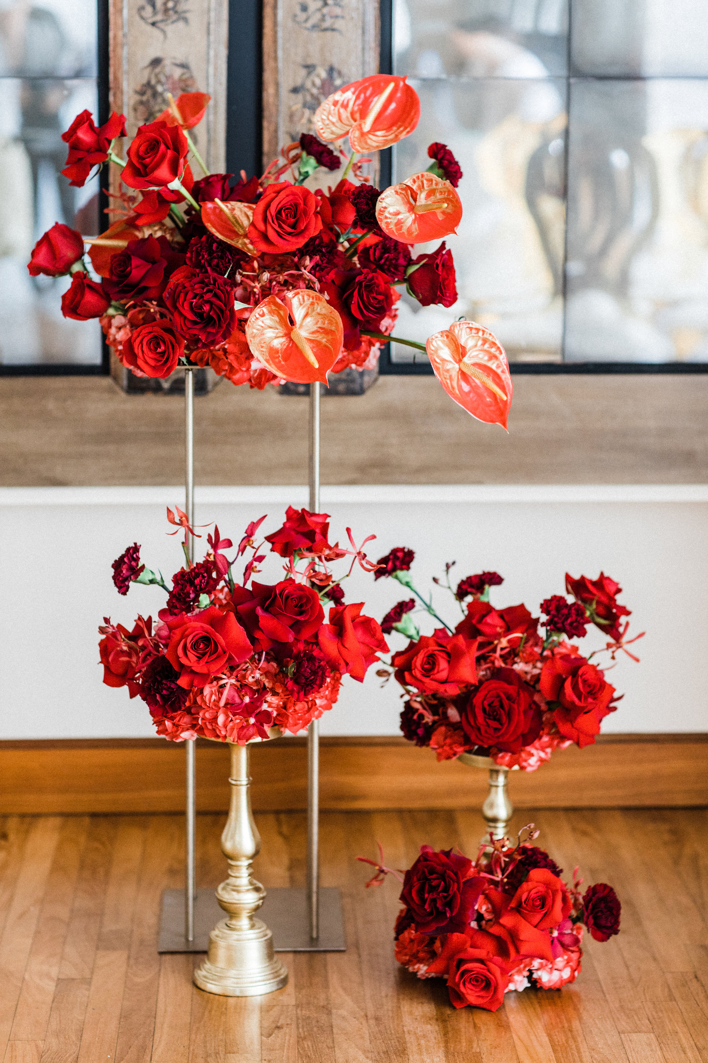 August In Bloom - Ceremony florals - Scarlet Sweetheart (Lavish Dulhan)