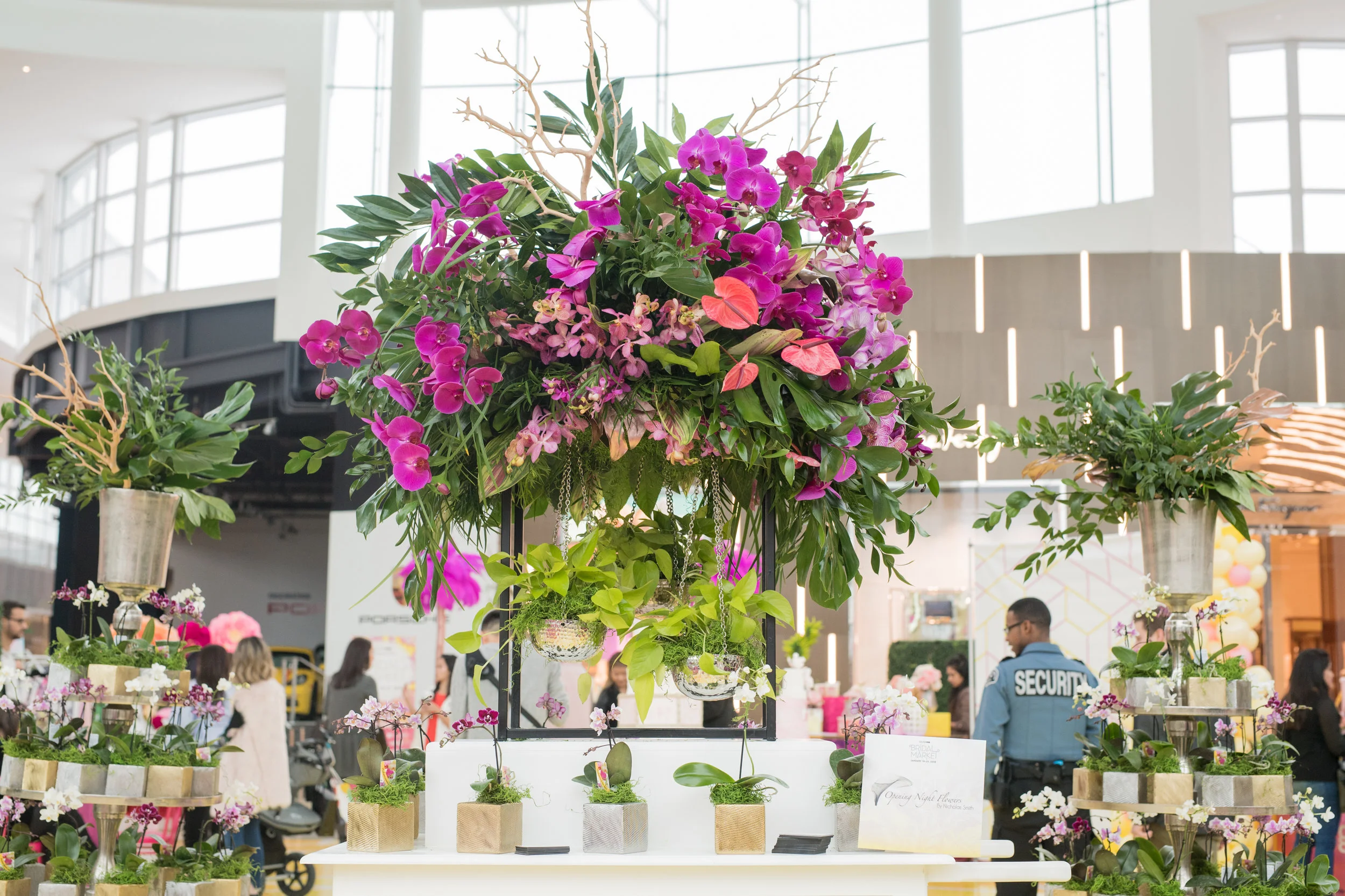 August In Bloom - Flower set up - #SQ1Bridal (Square One Shopping Centre)