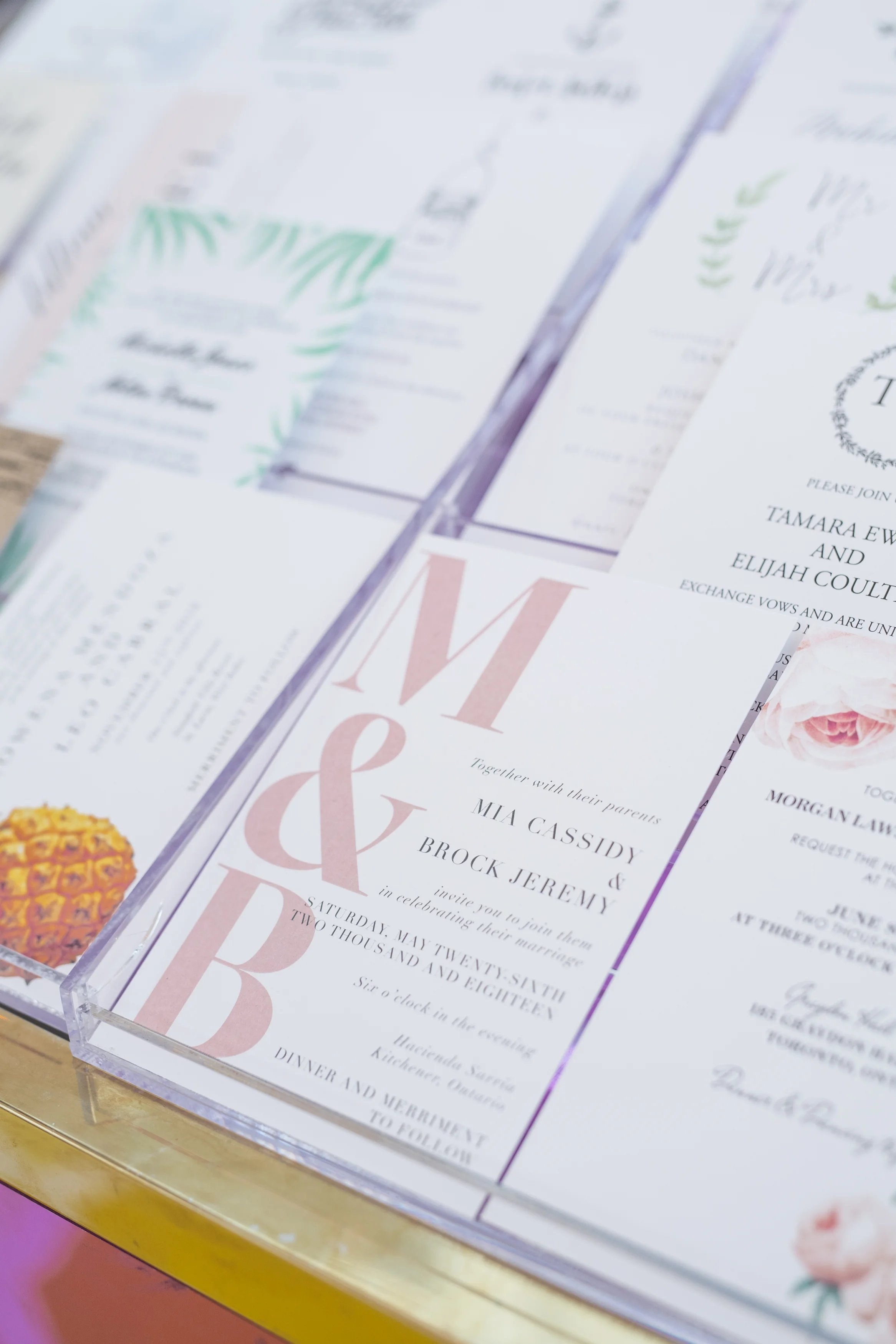 August In Bloom - Wedding invitations - #SQ1Bridal (Square One Shopping Centre)
