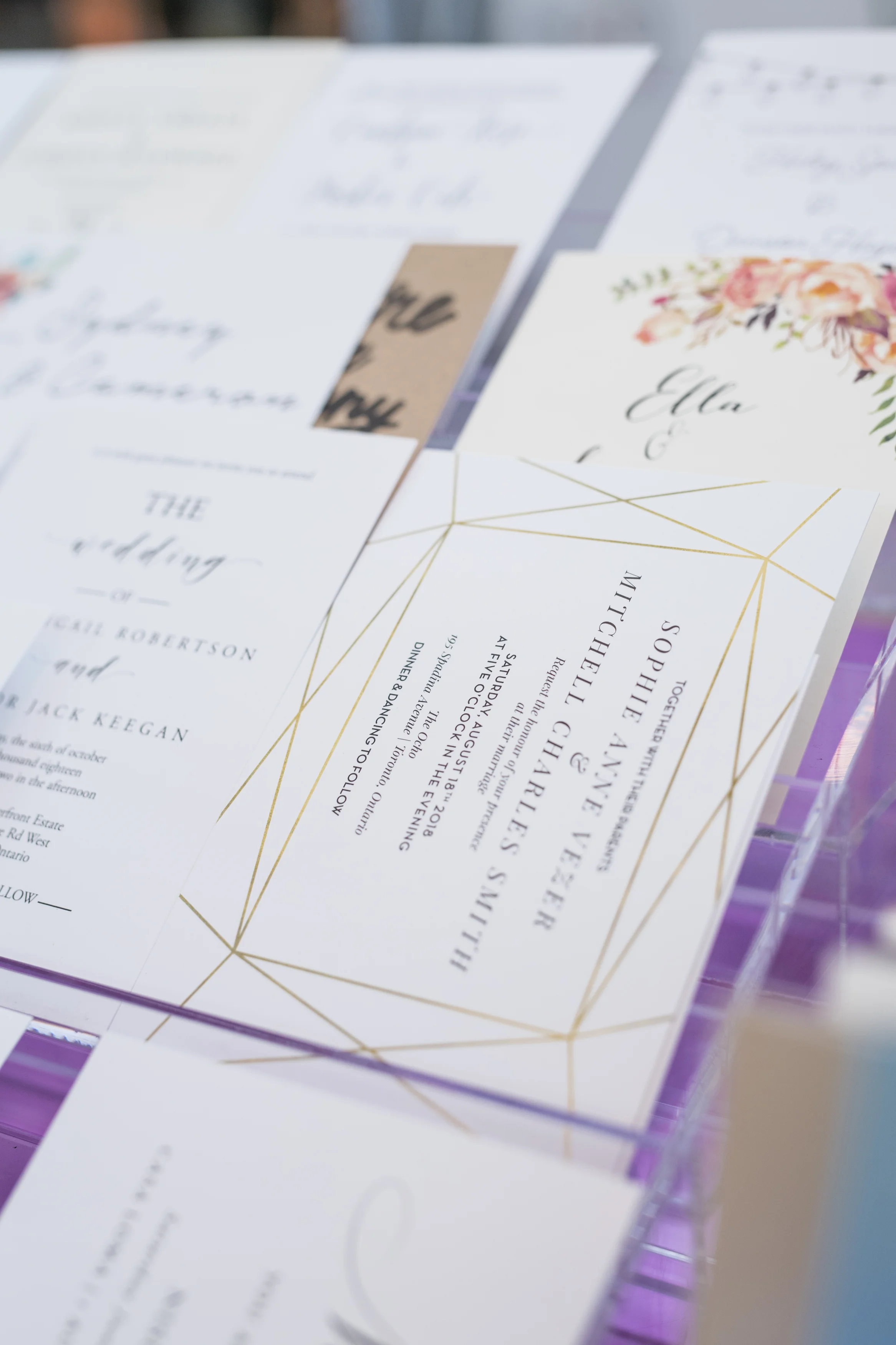 August In Bloom - Wedding invitations - #SQ1Bridal (Square One Shopping Centre)
