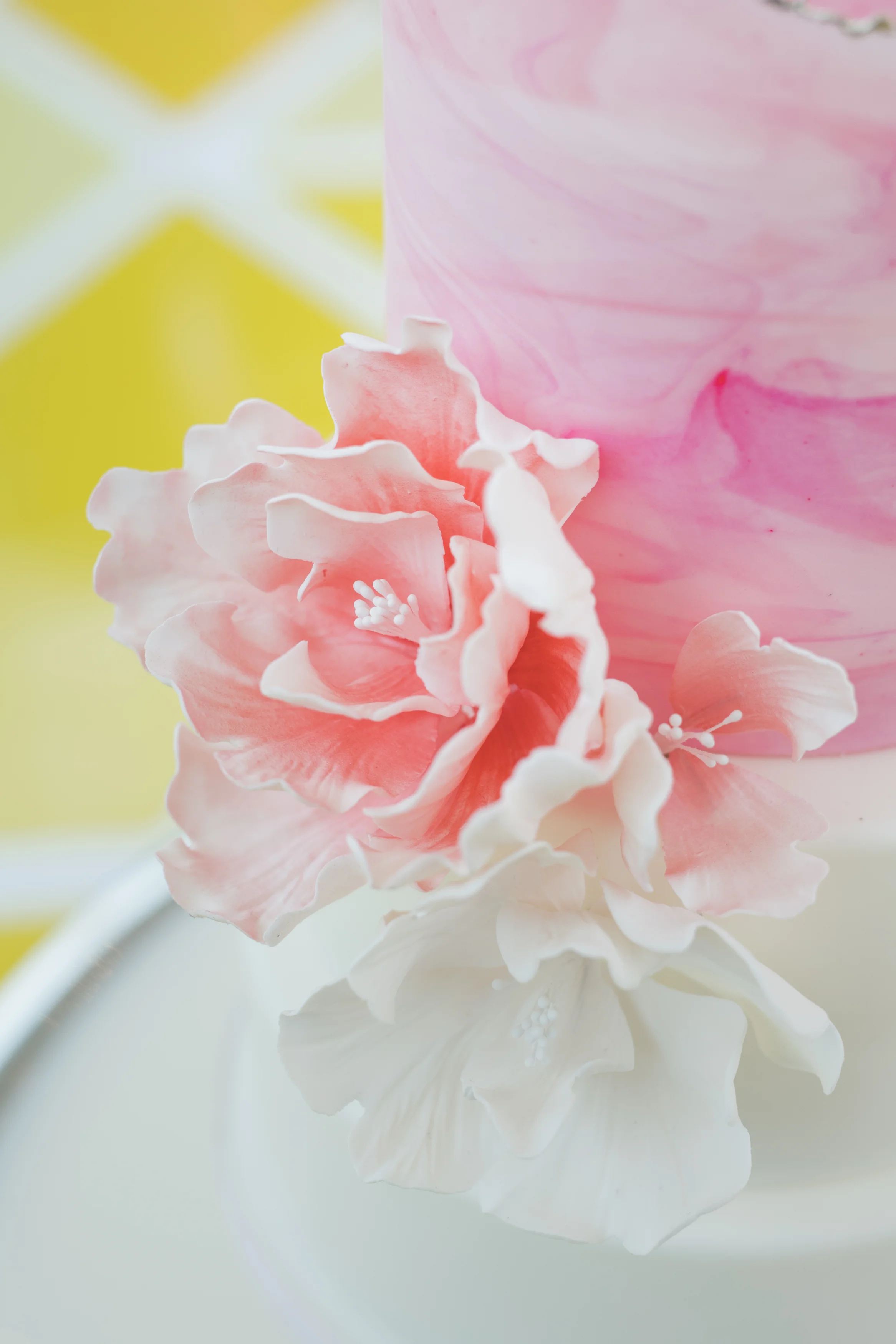 August In Bloom - Floral cake detail - #SQ1Bridal (Square One Shopping Centre)