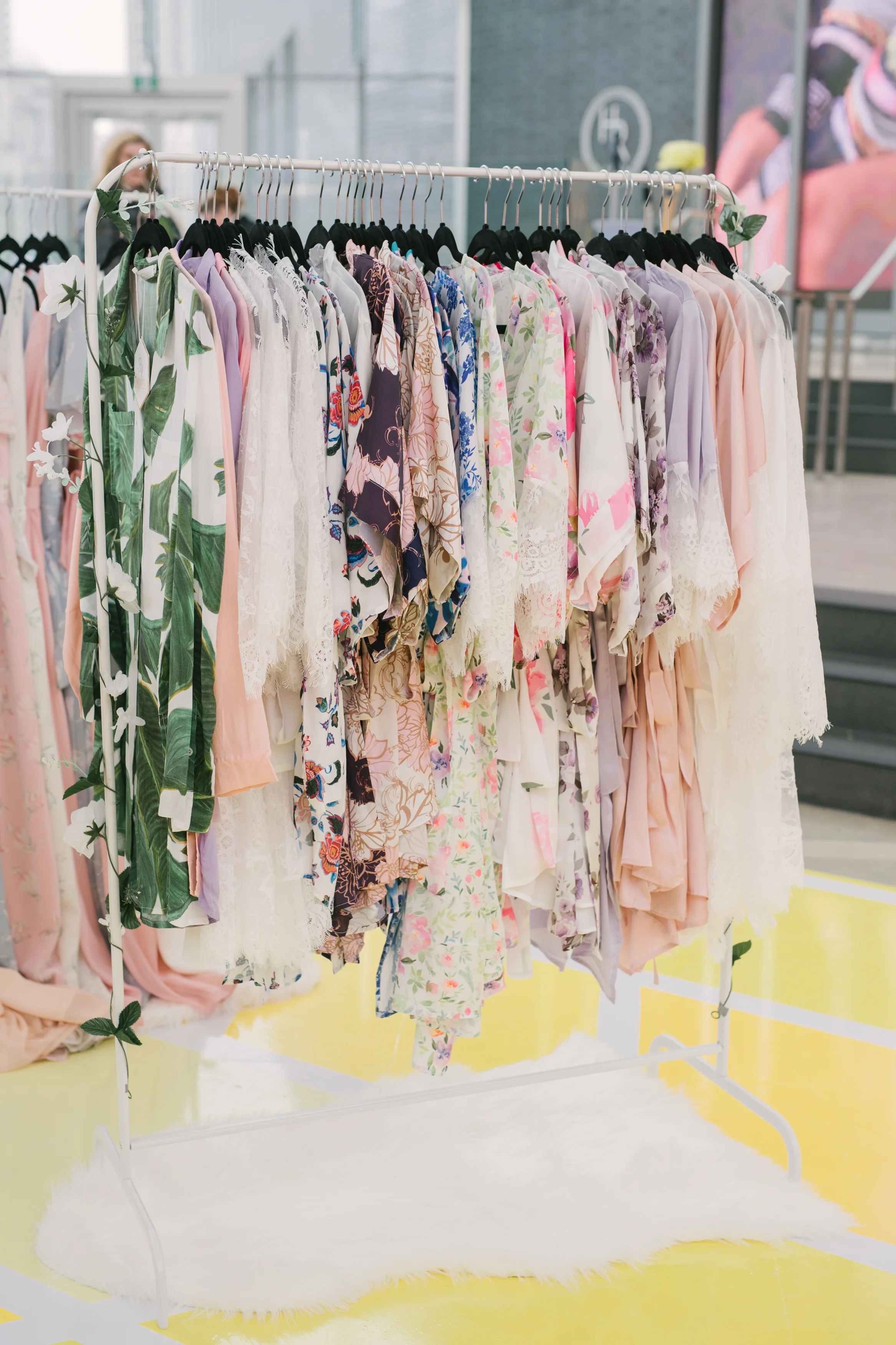 August In Bloom - Clothing rack - #SQ1Bridal (Square One Shopping Centre)