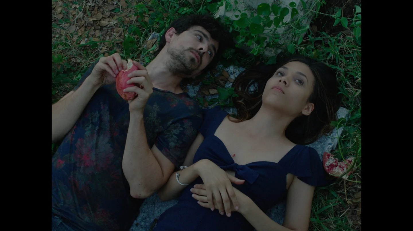 Hermes (JORGE LUIS MORENO) and Moira (VIRGINIA SANCHEZ NAVARRO) discuss death.jpg