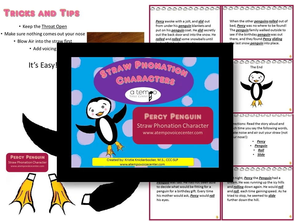 Add Percy Penguin to your teaching resources for optimal vocal health