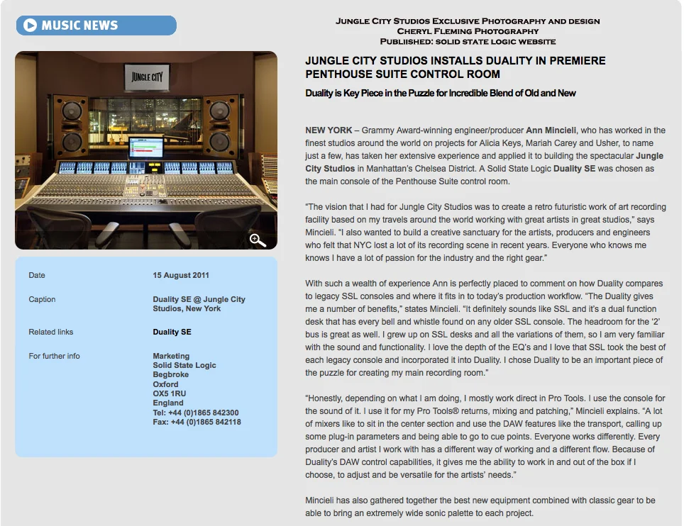 SOLID STATE- PRESS RELEASE