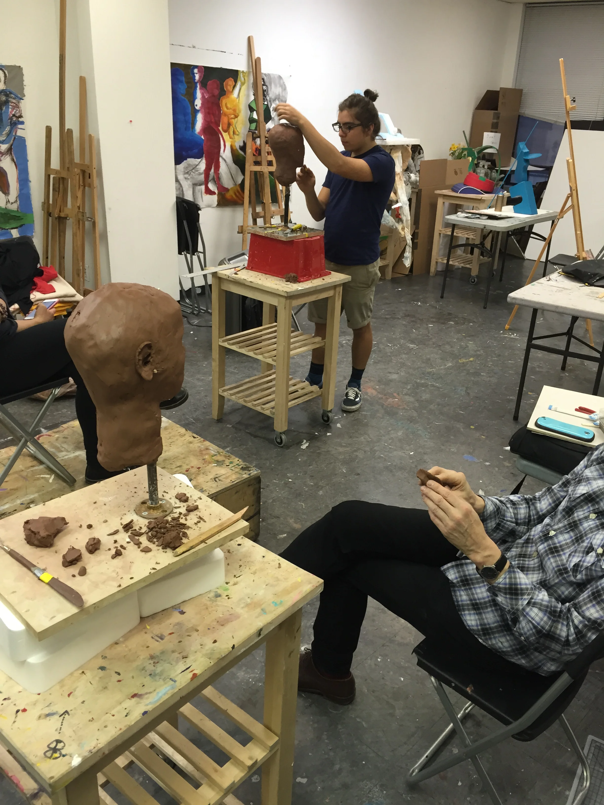 Josef's Sculpture Class