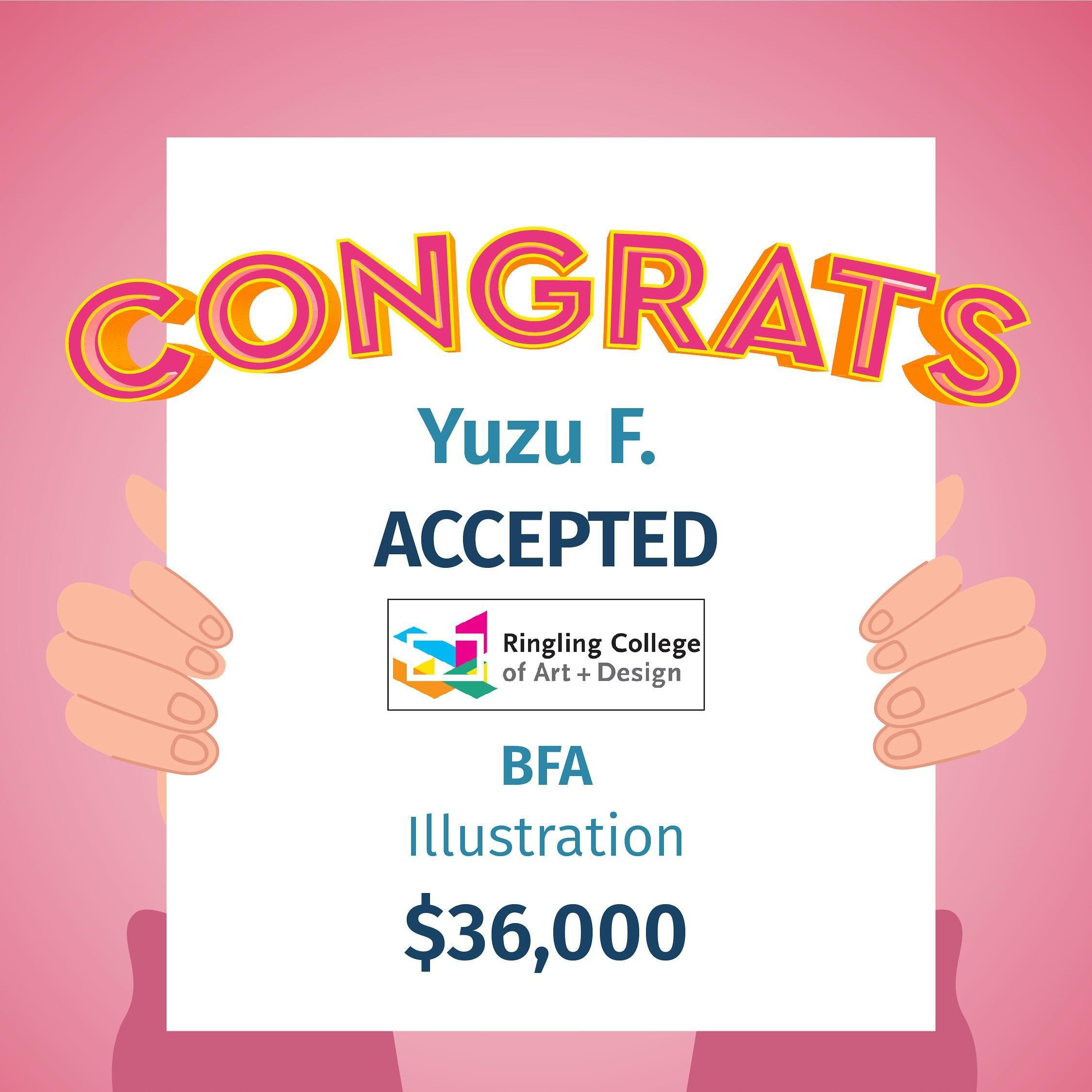 Congratulations to our student Yuzu🫶🫶🫶challenge your dream with PI!!!