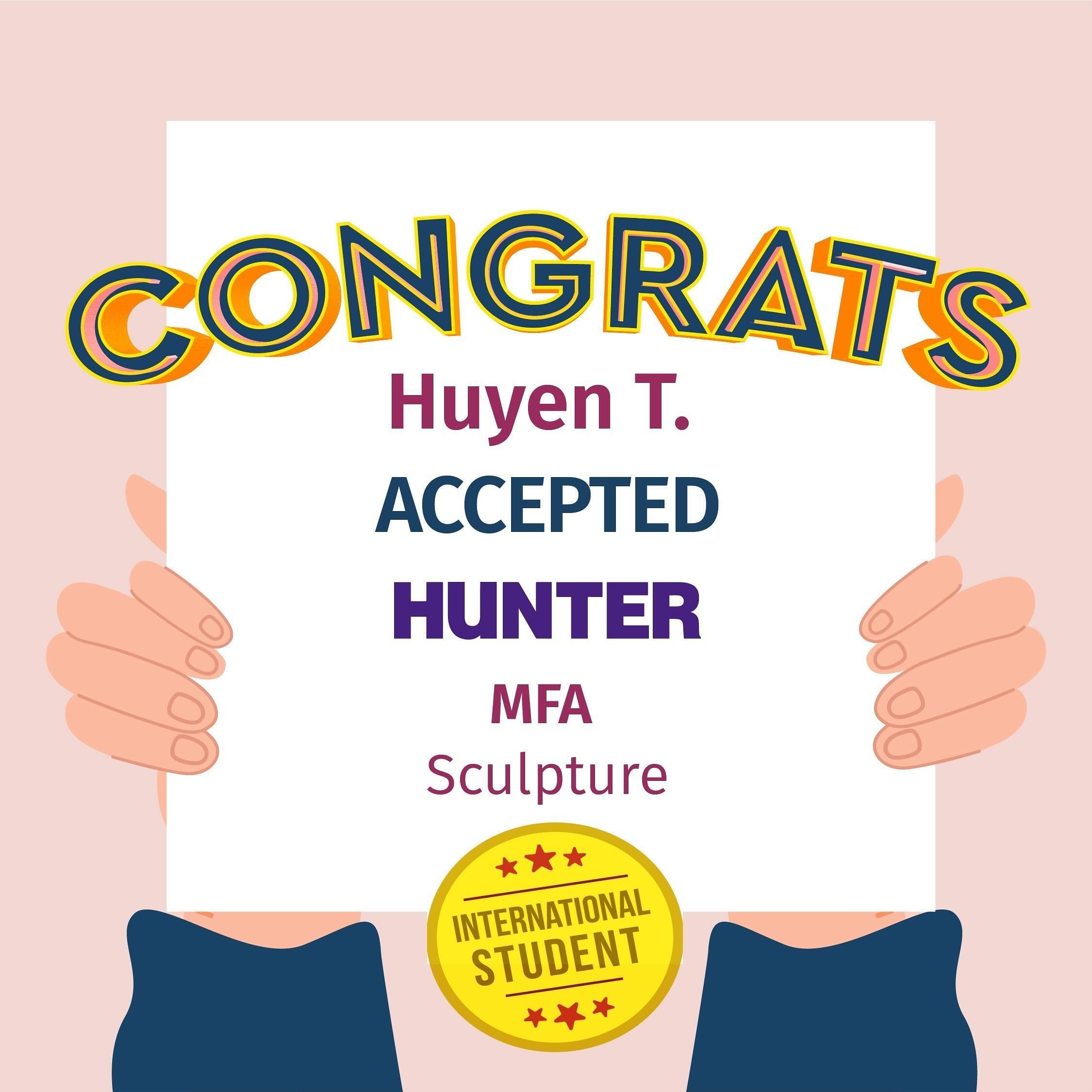 Congratulations to Huyen who got accepted to Hunter MFA!!! Challenge your dream of art with PI Art Center~✊✊✊

#PIArtCenter #PortfolioWork #PortfolioBuilding #PortfolioReview #PortfolioPrep #ArtPortfolio #ArtSchool #ArtWork #ArtCollege #ArtCollegeLif