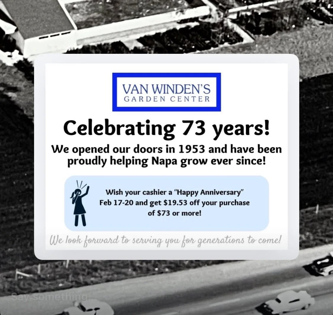 Visit us before Friday and we have a sweet deal for you! 💙We opened our doors in 1953 and are now celebrating 73 years. Visit before Friday and spend $73 or more and get $19.53 off your purchase!