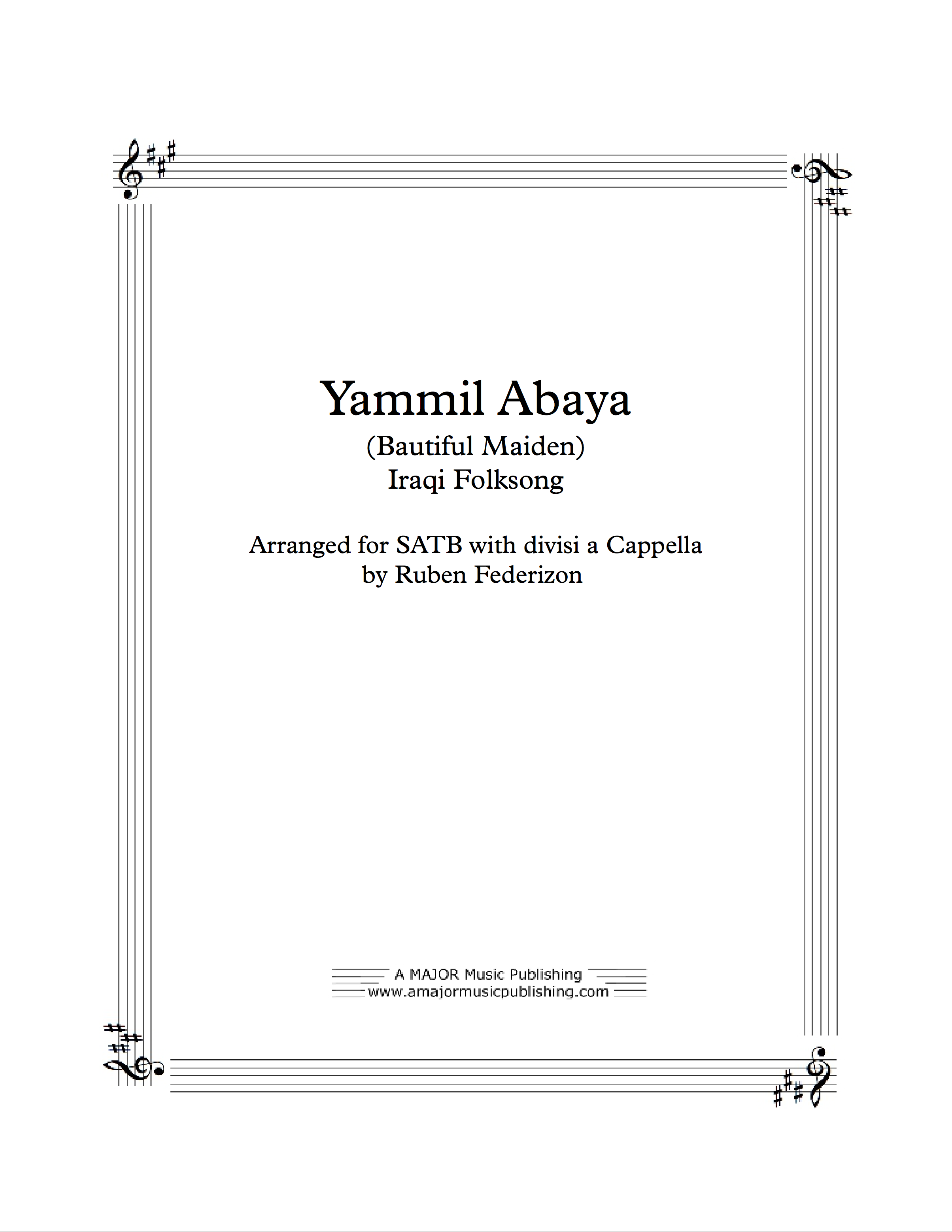Yammil Abaya (Iraqi foksong) - - - 1 download with authorization to print 16 copies 