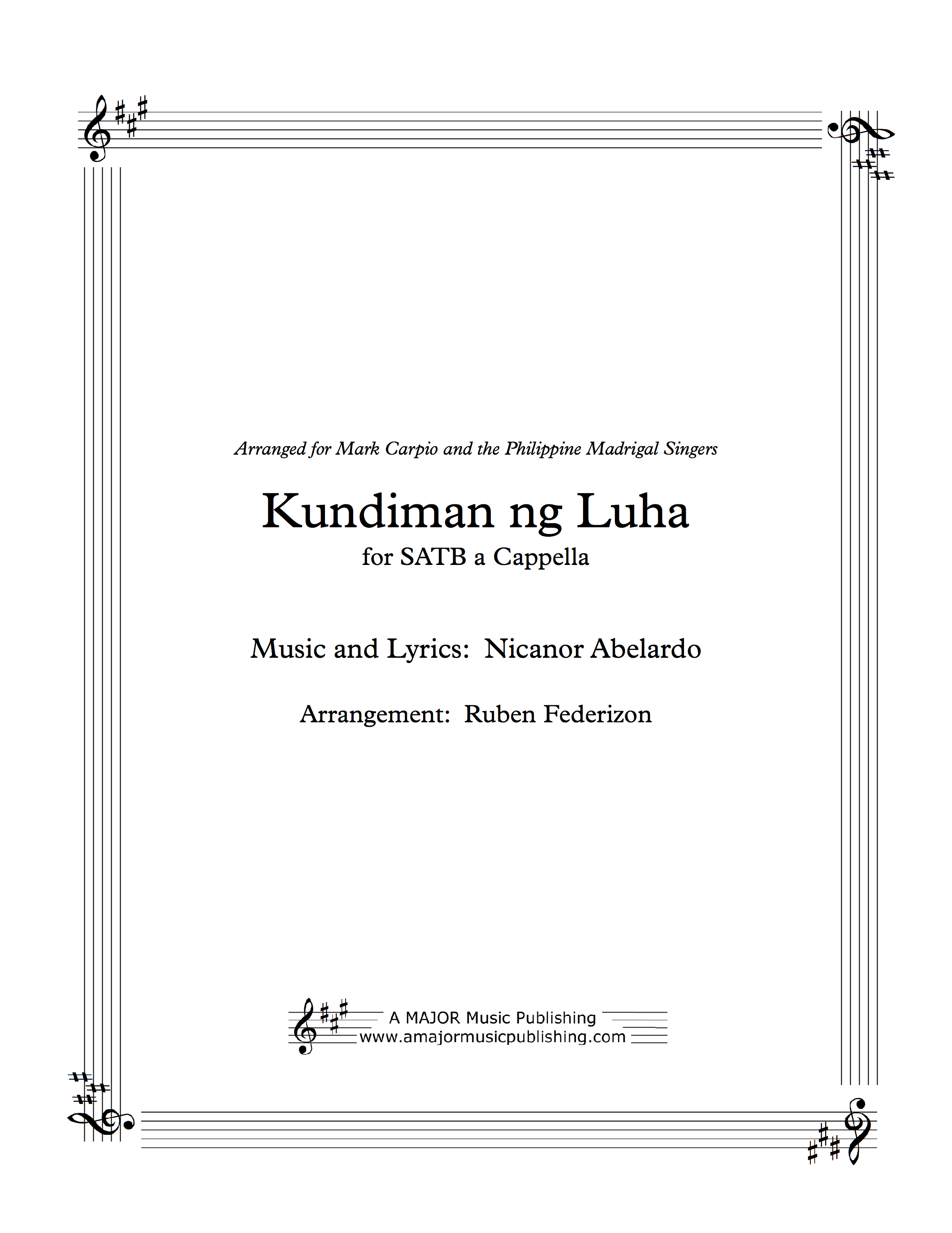 Kundiman ng Luha (Abelardo) - - 1 download with authorization to print 24 copies.