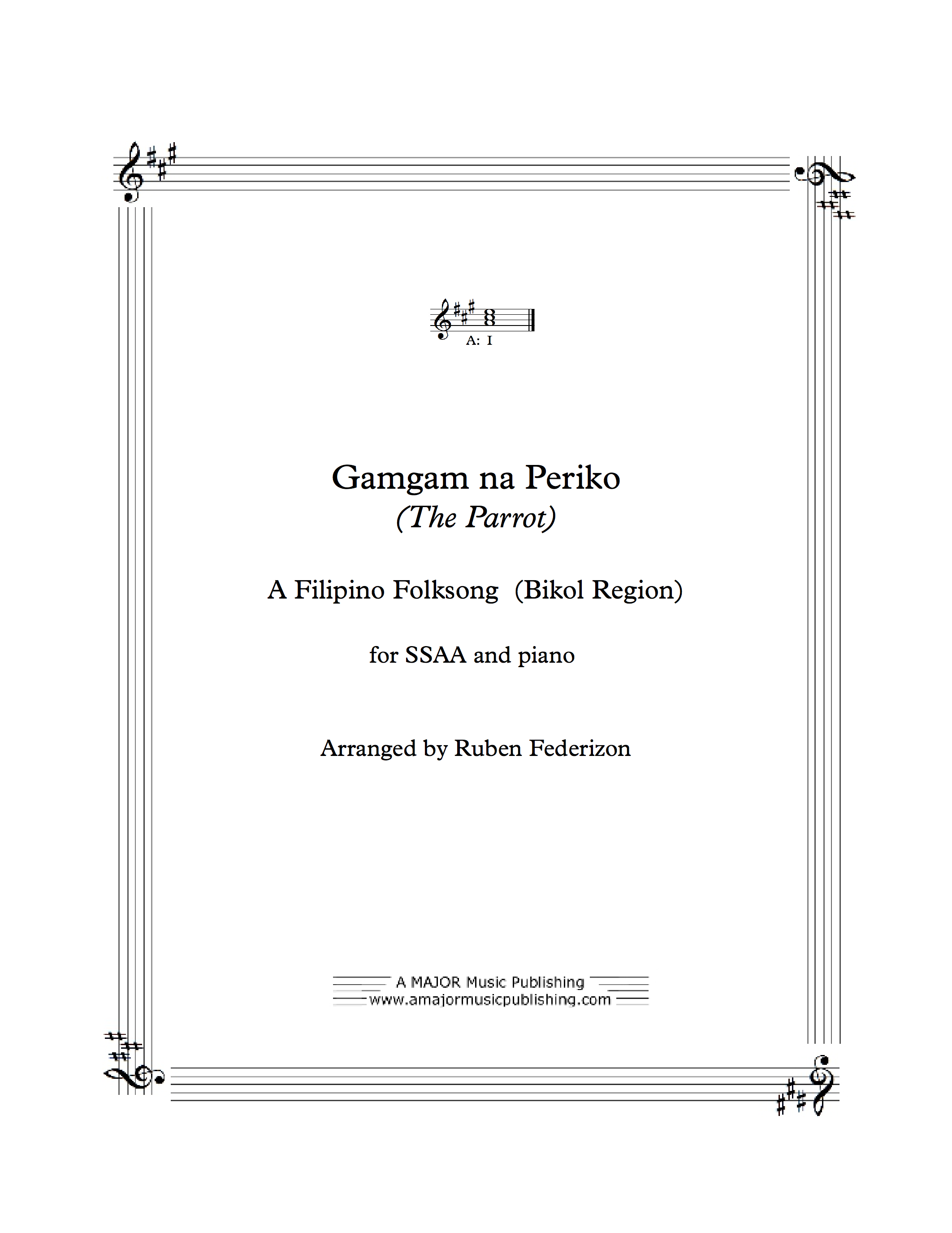 Gamgam na Periko - - - - - - - - 1 download with authorization to print 32 copies.
