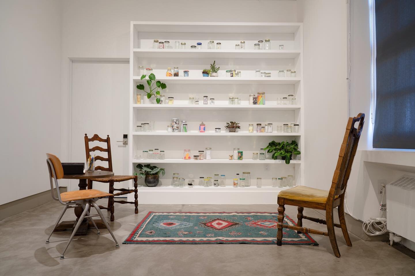 Carmina Eliason&rsquo;s &ldquo;This is a jar for your f***s,&rdquo; 2019-present, anonymous contributions from community members and visitors.
@carminaeliason @this.is.a.jar ***
Embark&rsquo;s final exhibition &ldquo;Later Days&rdquo; is open Thursda
