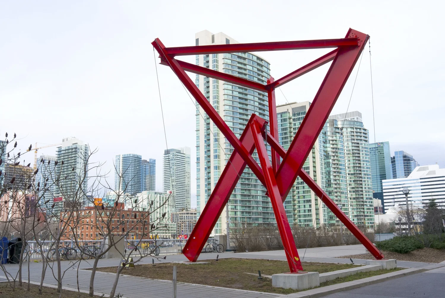 Mark DiSuvero, Flower Power , High Park / CityPlace, Toronto, 1967 / 2010 Project management (construction). With Public Art Management