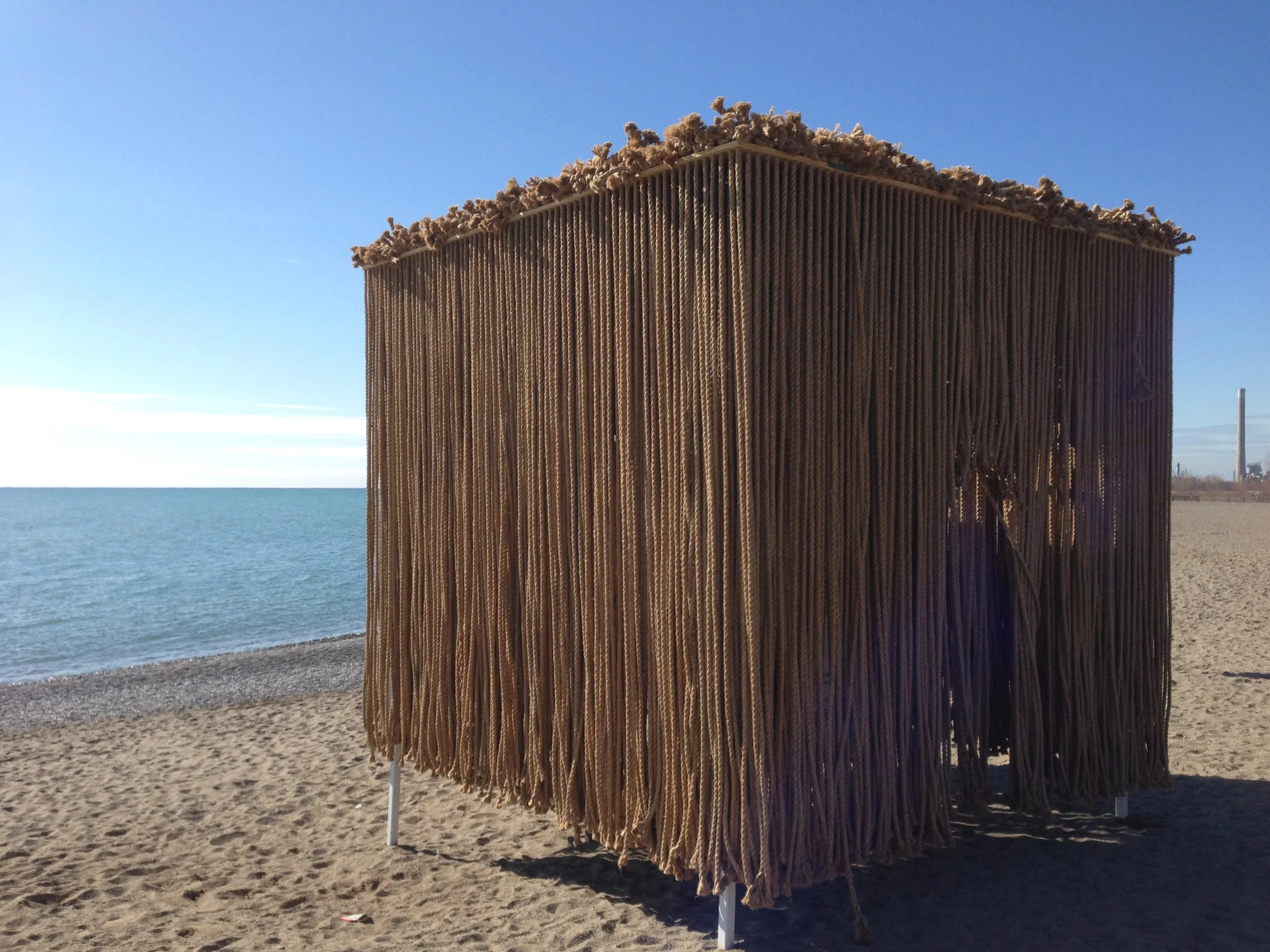 MUDO, Elodie Doukhan and Nicolas Mussche, FLOATING ROPES, WinterStations, Toronto, 2016. WinterStations Co-director.