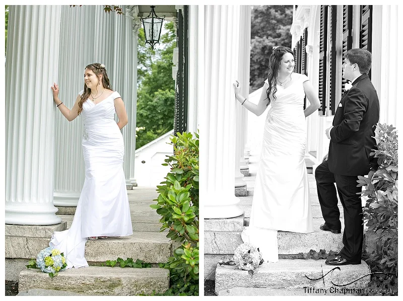 A beautiful bride waiting for her groom!