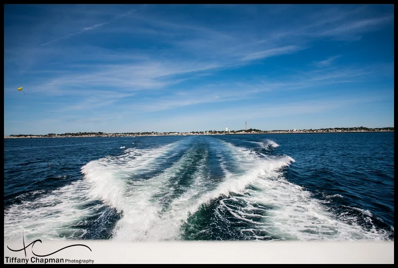 A view leaving shore....