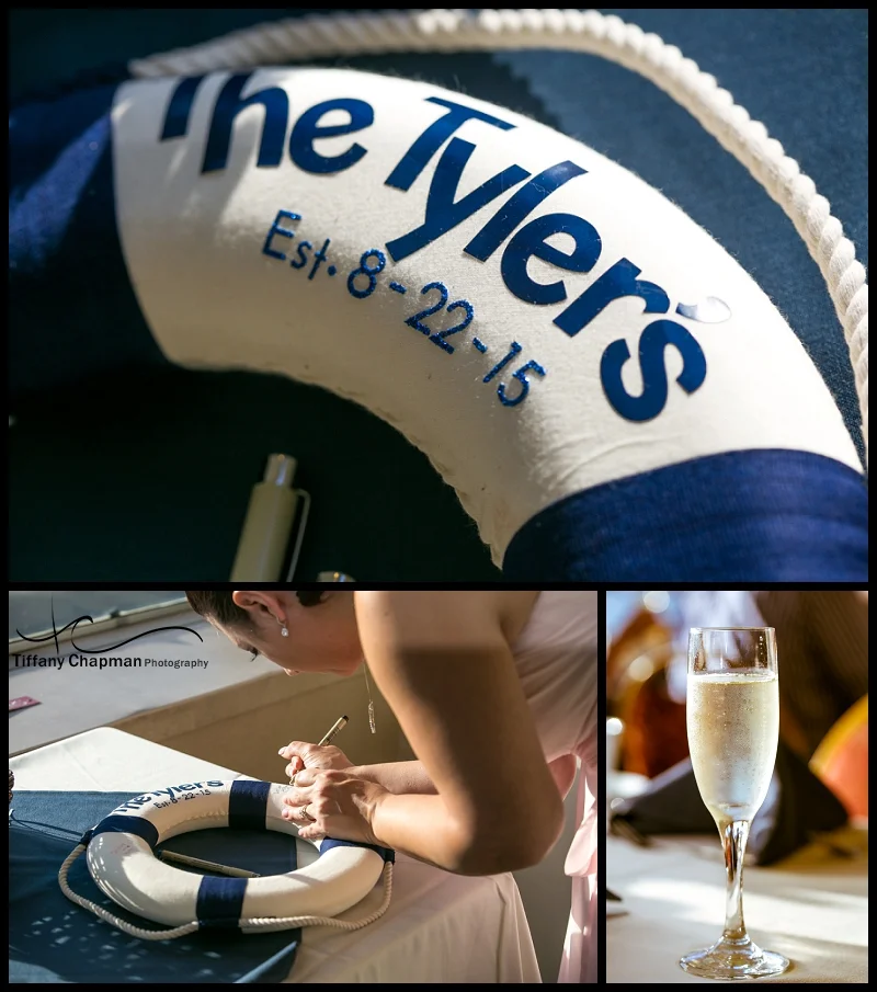 I loved this idea for the guest book.