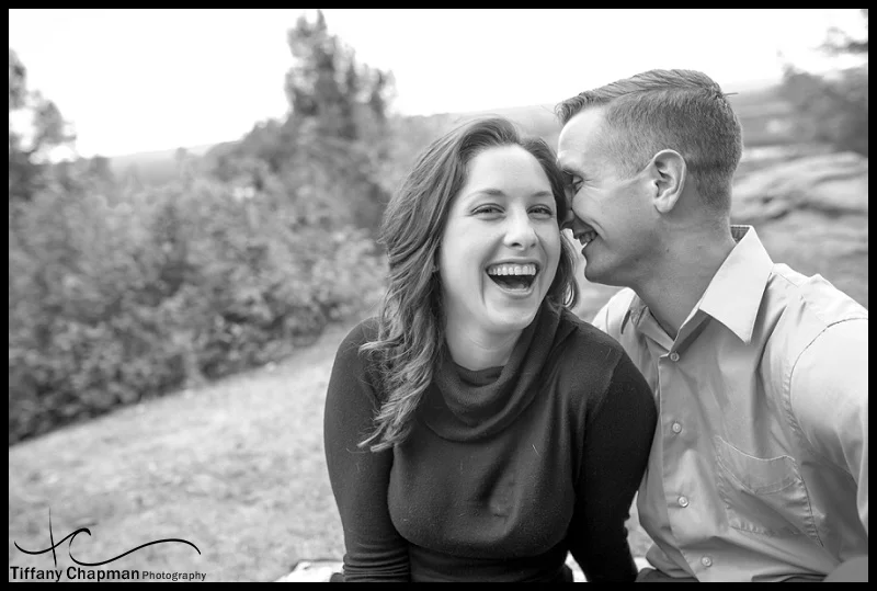 No idea what Ben was saying but TRINA your laugh and smile are so infectious!! I adore this picture!!