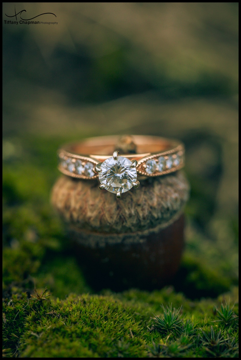 Check out this Bling!! I am so in love with this Rose Gold Engagement Ring! You did GOOD Ben!!