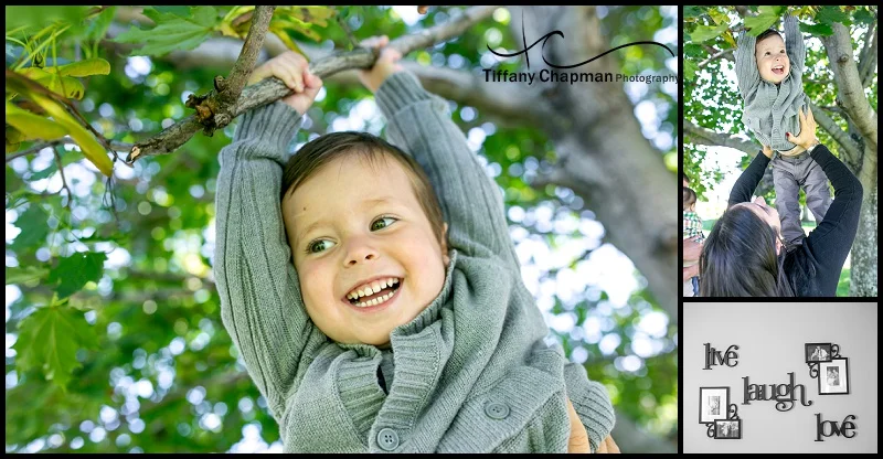 Henry playing Monkey in the tree! I adore his smile!!