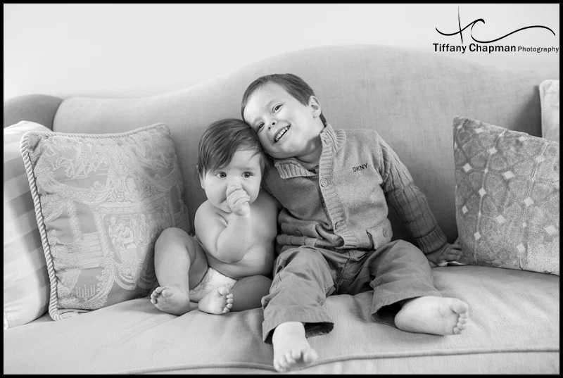 Henry is such a Ham in front of the camera. Samuel is like "yup he is my BIG Brother".