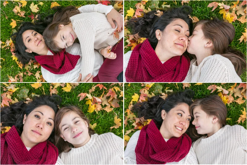 Gorgeous Hair, Leaves and Smiles!