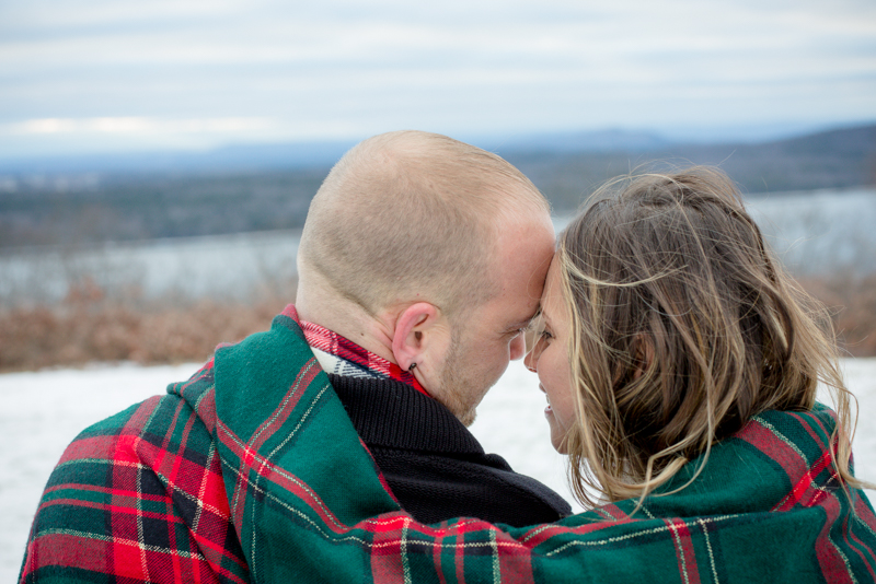 It got really cold fast and these two snuggled so sweetly on the bench overlooking the gorgeous Quabbin Reservoir.