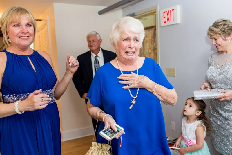 Gram seeing her sweet granddaughter for the first time! I even teared up!