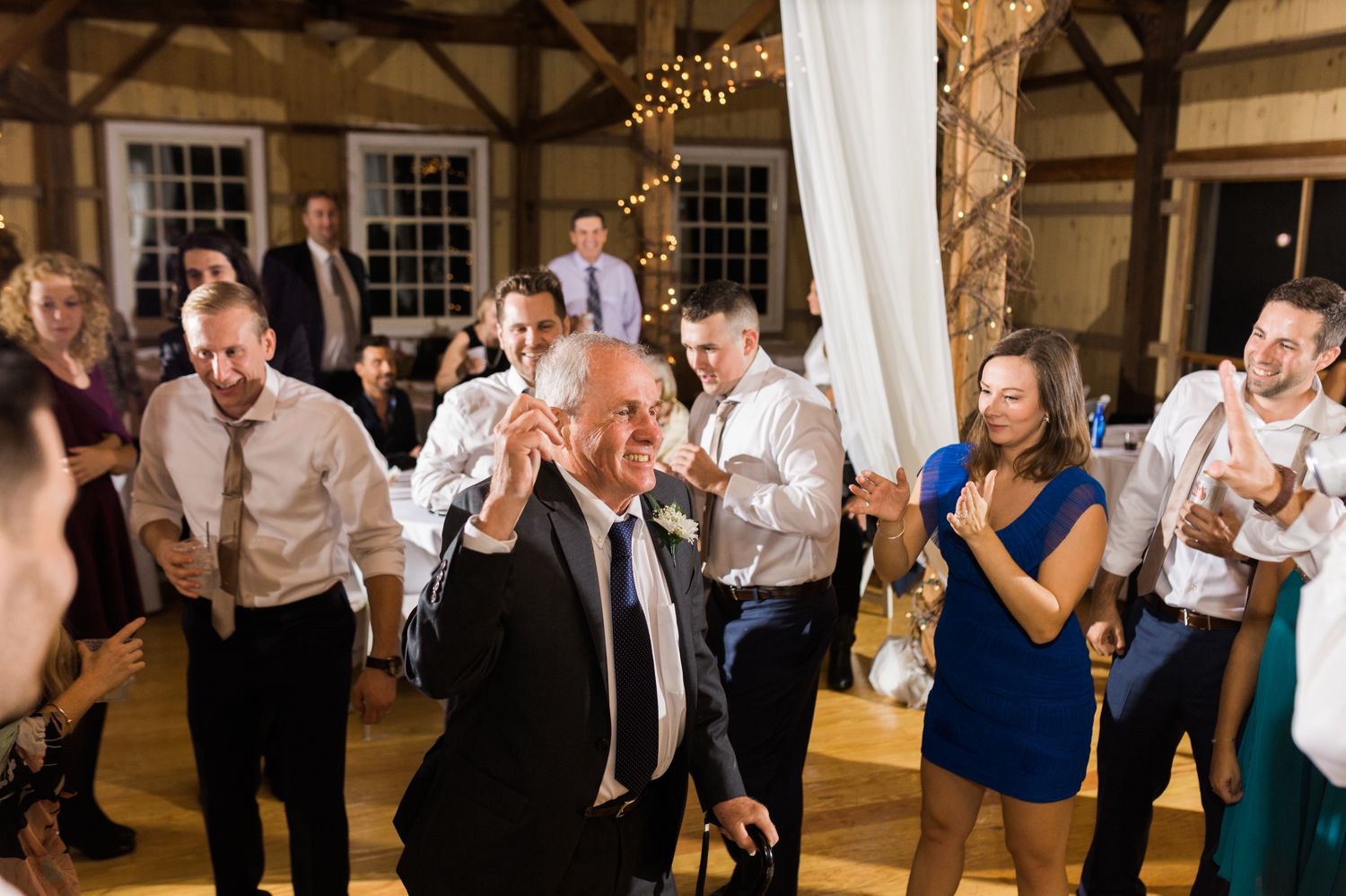 Loved this part of the night! Brendan's Dad had some moves!