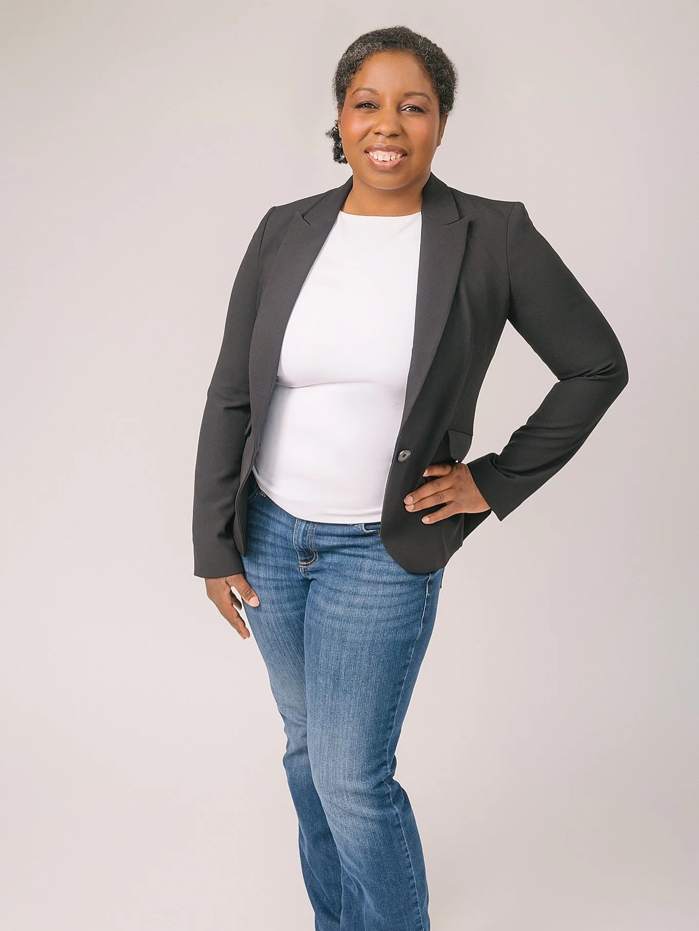 Stepping out of your comfort zone is EASY. 
Meet Tiffany. Yes she has an amazing name don’t you think?! She is also an incredible Grant Consultant specializing in Education and Youth Development. 
When Tiffany came to me for Headshots we had