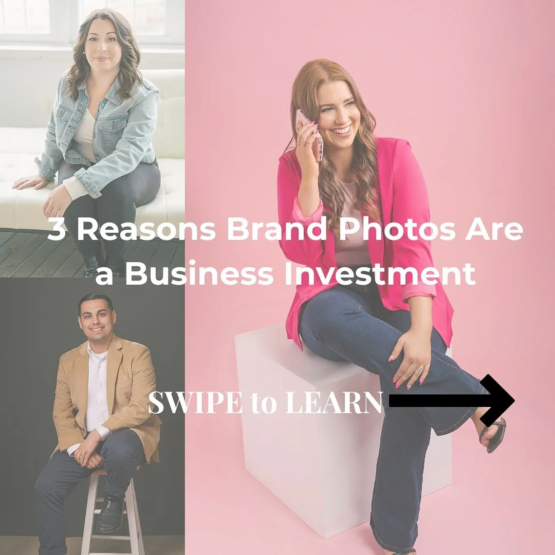 Brand photos aren’t a line item—they’re leverage 🙌
Here are 3 reasons they pay for themselves:
    1    First impressions convert (trust = clicks + inquiries)
    2 &