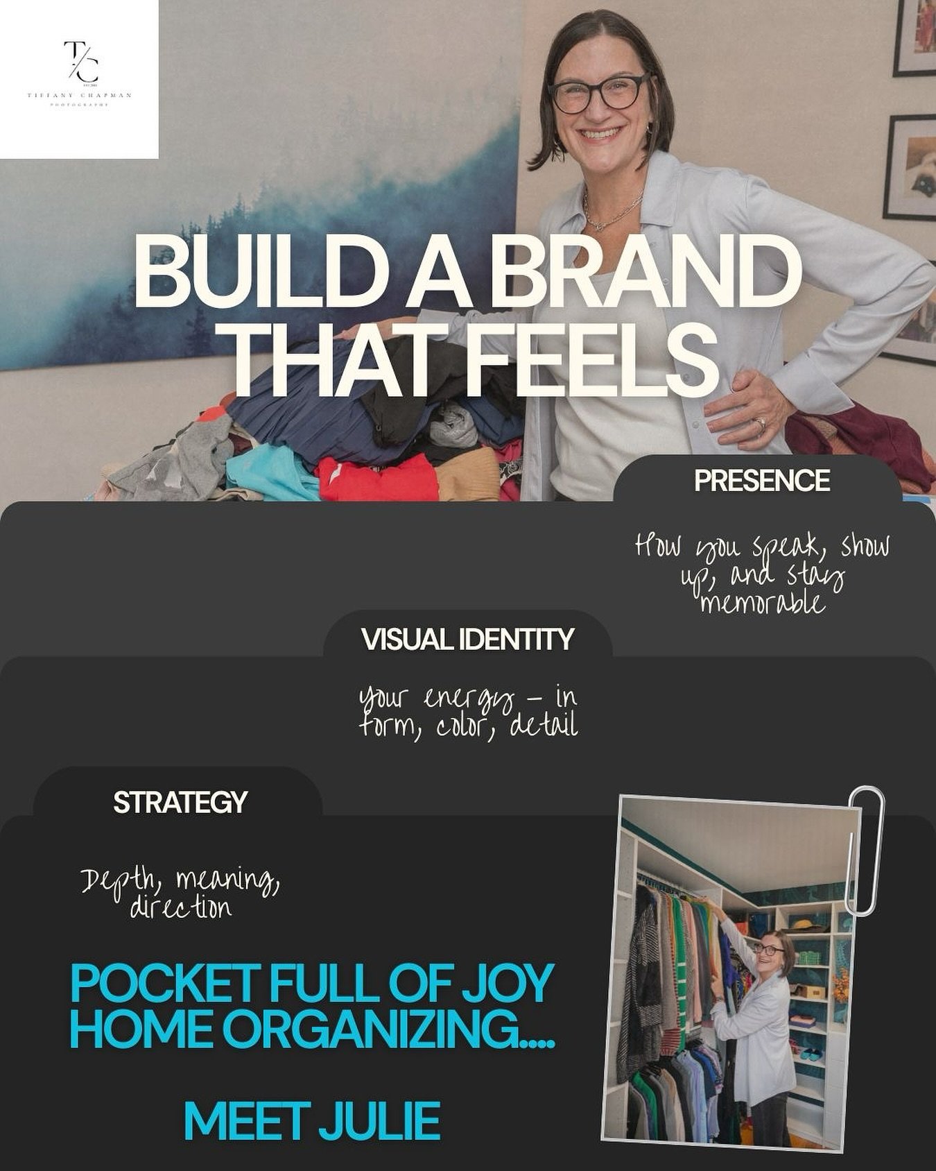 Building a Brand Identity takes time!

I joined Julie from Pocket Full of Joy onsite at a client&rsquo;s home &mdash; capturing her in her true element. While she transformed spaces with calm, clarity, and compassion, I photographed the heart of her 
