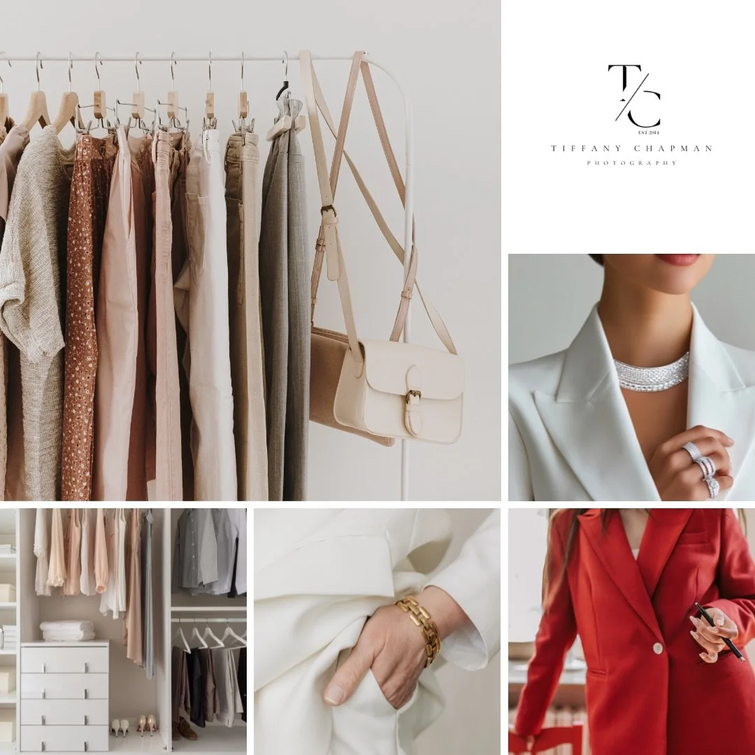 Did you know I offer Wardrobe &amp; Styling consultations?

Wardrobe matters. So does how you feel in it.

Before you ever step in front of my camera, we can design your look together. My wardrobe and styling consultations are about more than clothes