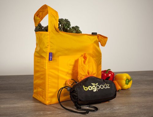 Contains 5 Bags BagPodz Reusable Bag and Storage System Caribbean Blue 