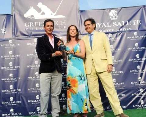 With the Duke of Argyll and Peter Brant