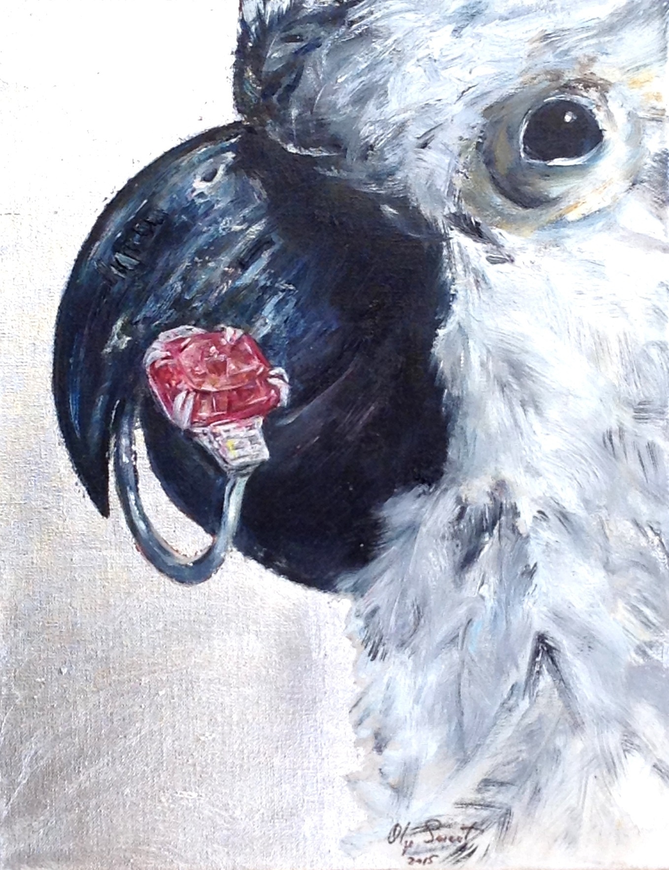 Parrot with Ring