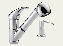 Delta Chrome Single-Handle Pull-Out Faucet