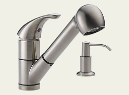 Delta Stainless Single-Handle Pull-Out Faucet