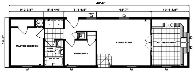 G-484 - 14' x 48' - 656 sq. ft.