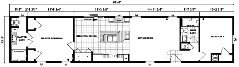 G-526 - 14' x 66' - 956 sq. ft.
