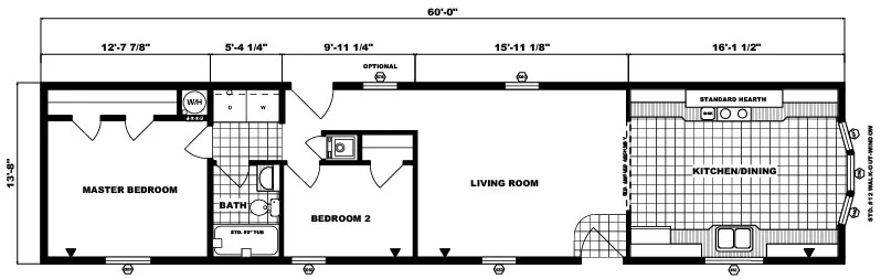 G-562 - 14' x 60' - 820 sq. ft.