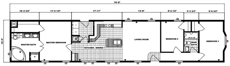 G16-549 - 16' X 76' - 1,165 SQ. FT.