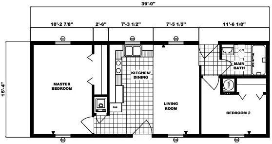 G16-559 - 16' X 39' - 598 SQ. FT.