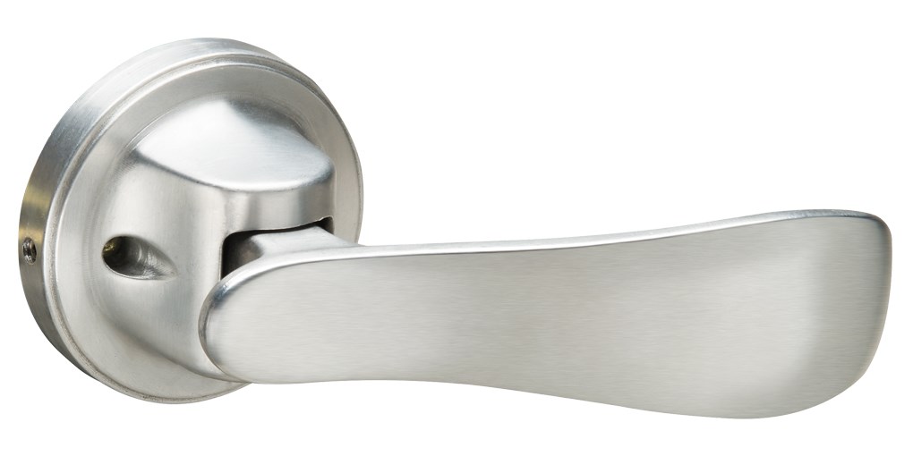 Yale Push-to-Open Door Handle (Satin Nickel) - ADA Compliant