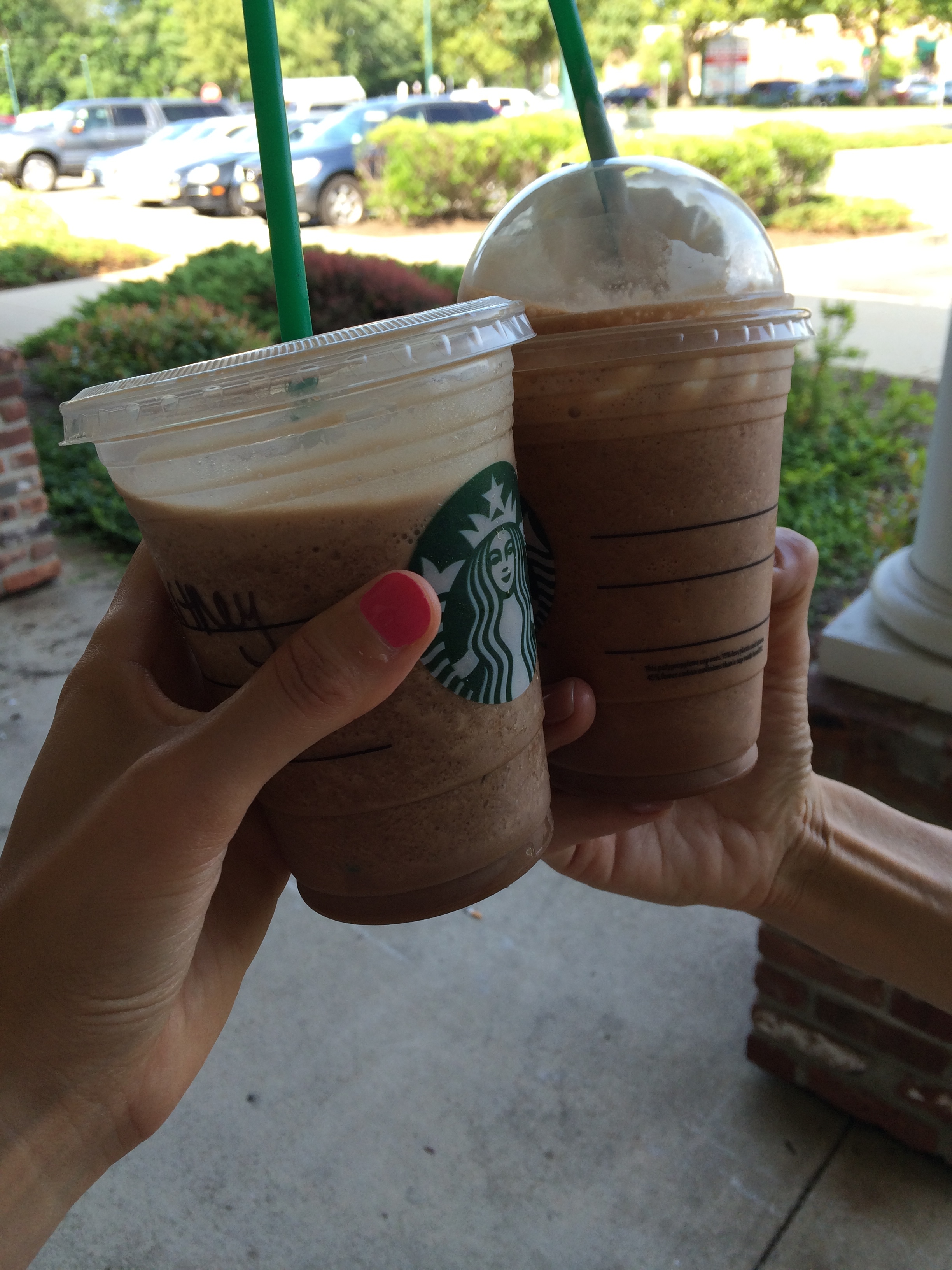 Coffee treat saved for a weekend walk with mom!